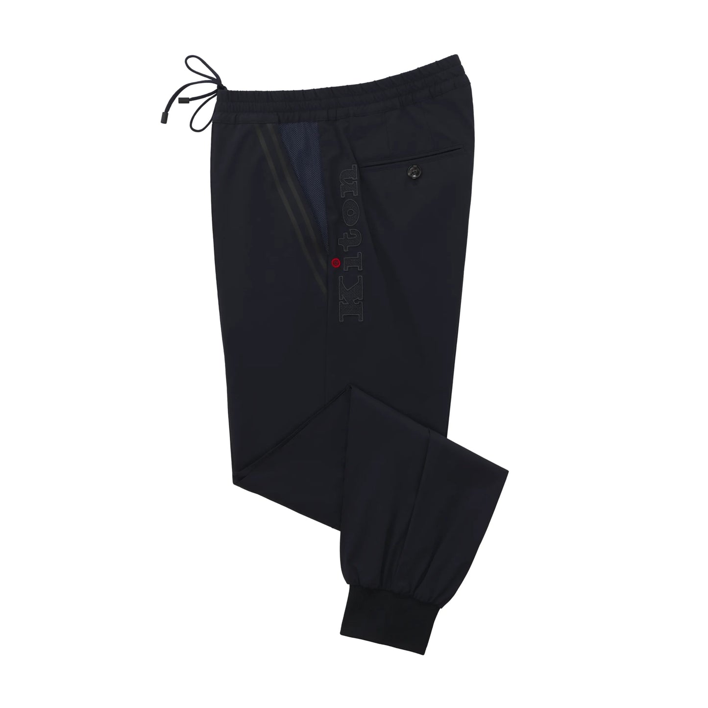 Kiton Drawstring Sport Trousers in Dark Blue - SARTALE