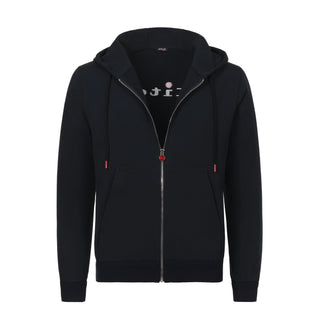 Kiton Hooded Sport Suit in Dark Blue - SARTALE