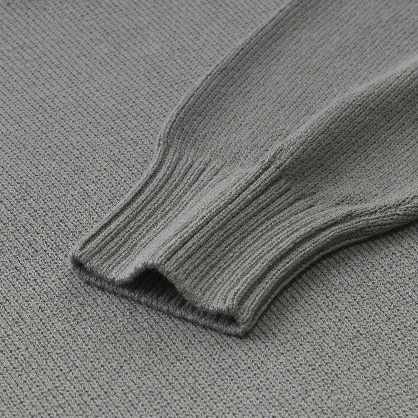 Loro Piana Cotton and Silk-Blend Half-Zip Sweater in Light Grey - SARTALE