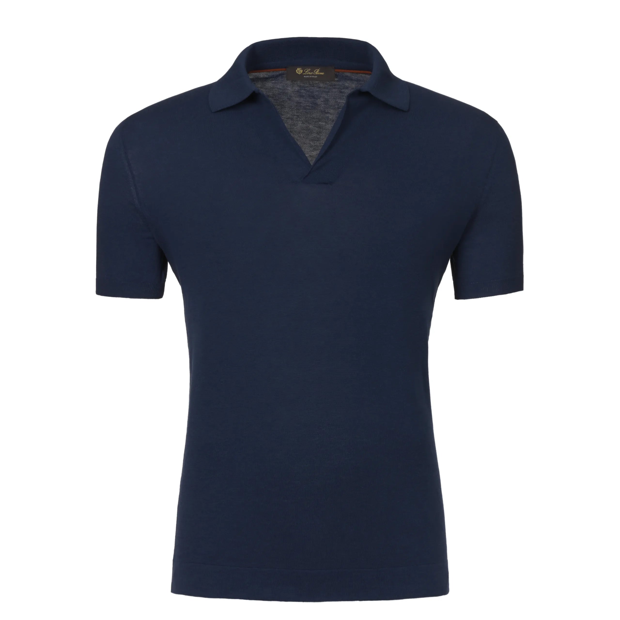 Loro Piana Cotton Polo Shirt in Blue | SARTALE