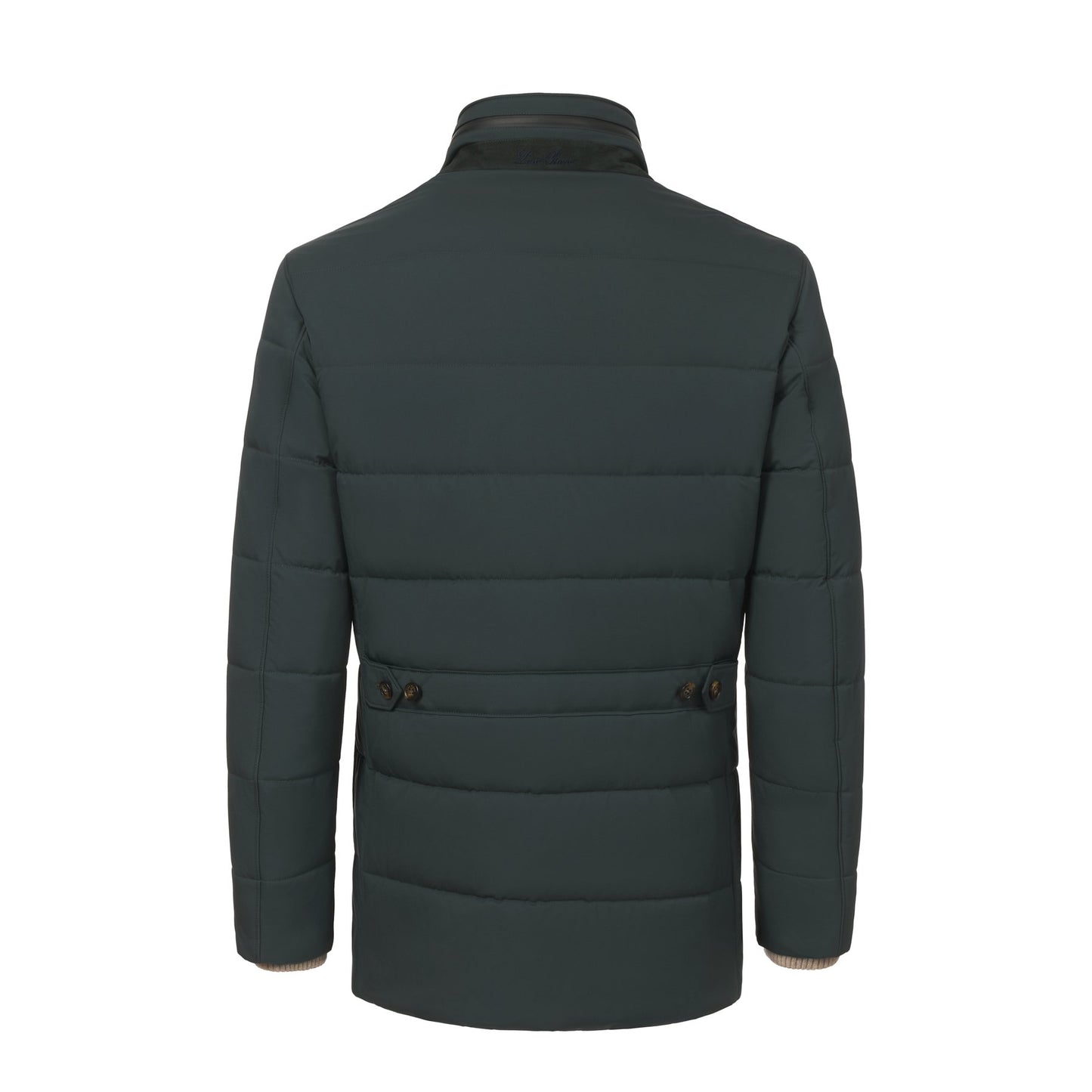 Loro Piana Quilted Voyager Strom Jacket in Petrol Blue - SARTALE