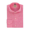 Luigi Borrelli Linen and Cotton-Blend Shirt in Pink - SARTALE
