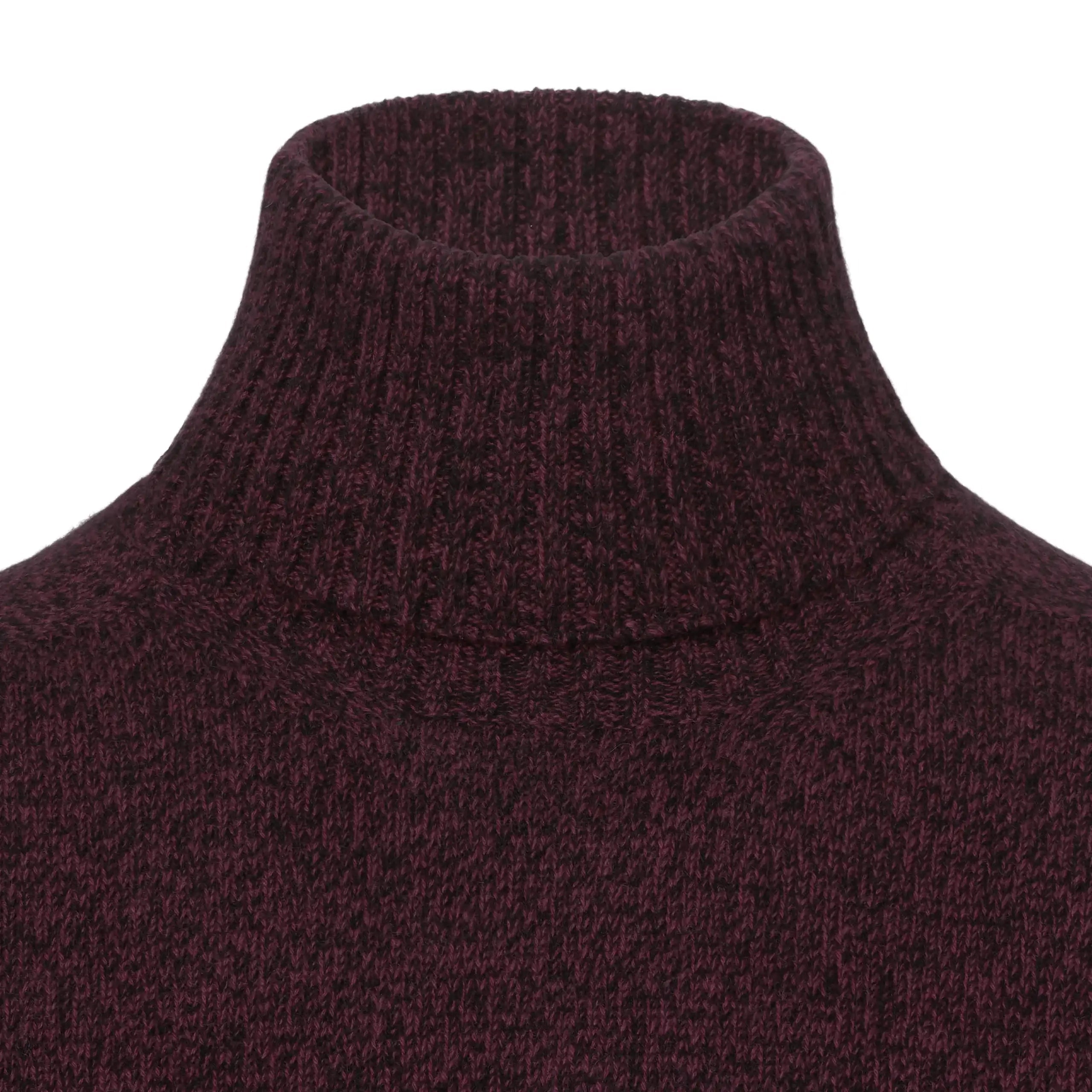 Malo | Cashmere Turtleneck in Purple Melange | SARTALE Malo | Cashmere Turtleneck in Purple Melange | SARTALE