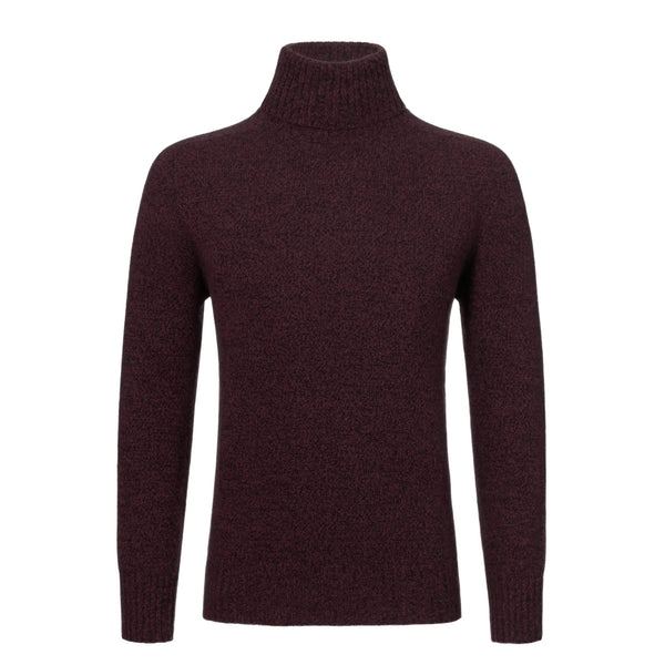 Malo | Cashmere Turtleneck in Purple Melange | SARTALE
