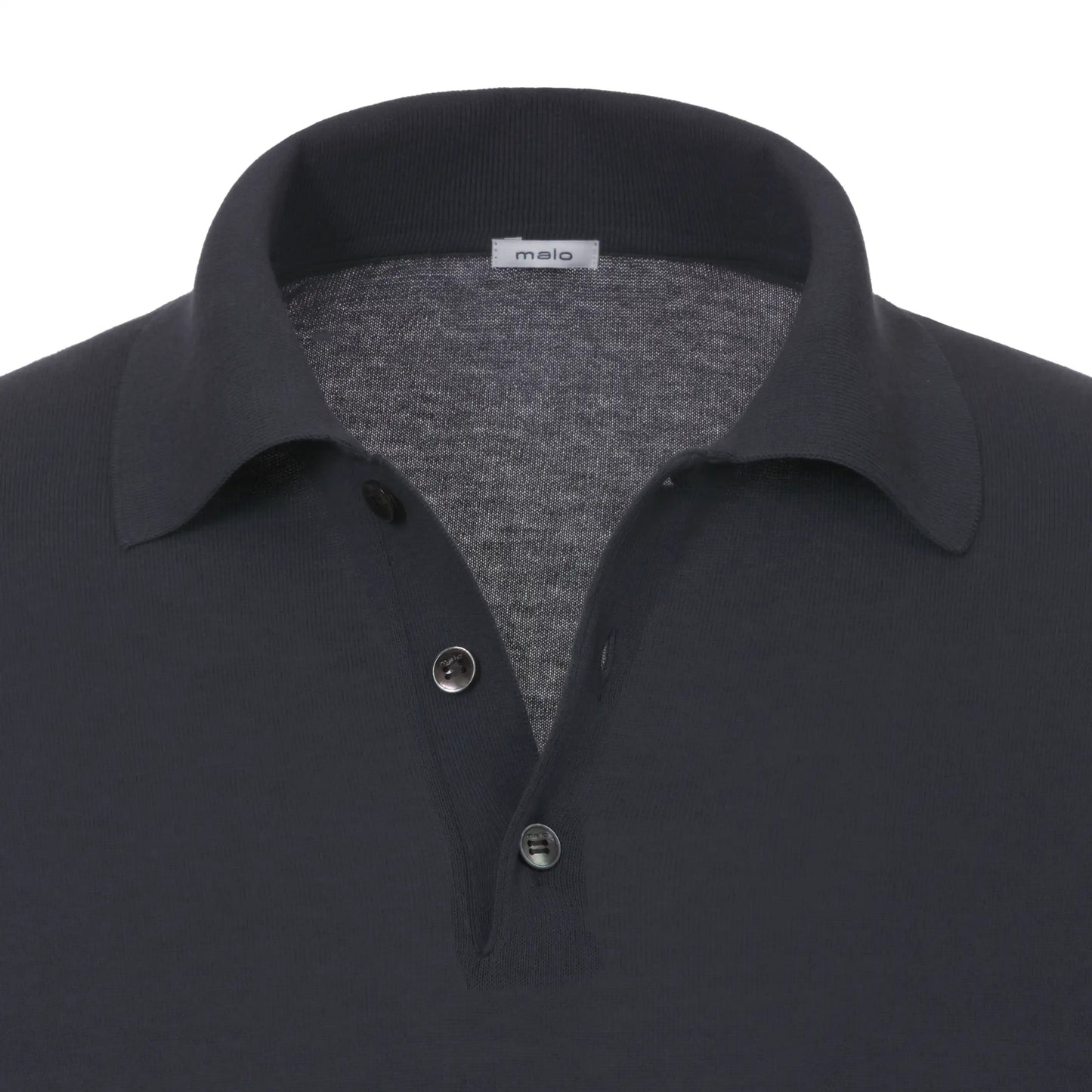 Malo Coton Polo Shirt in Metallic Grey - SARTALE