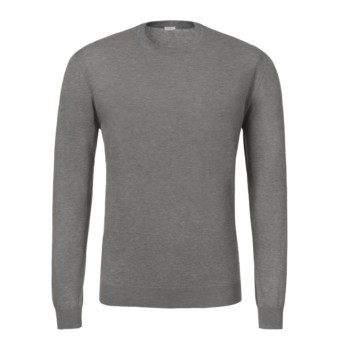 Malo Cotton Long Sleeve in Grey - SARTALE