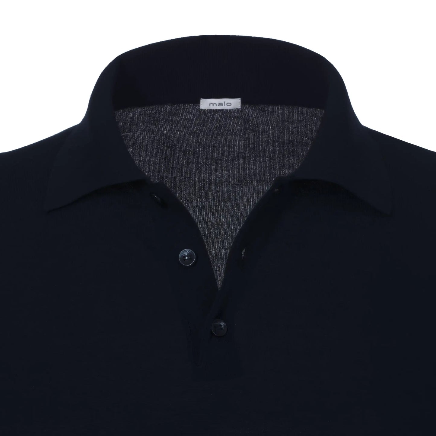 Malo Cotton Polo Shirt in Dark Blue - SARTALE