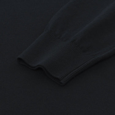 Malo Cotton Pullover in Dark Blue - SARTALE