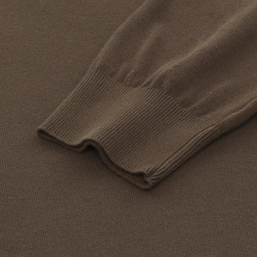 Malo Cotton Pullover in Marrone Brown - SARTALE