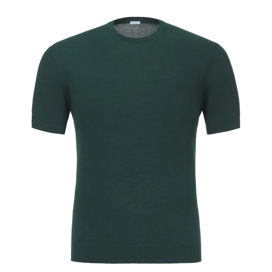 Malo Cotton T-Shirt Sweater in Ocean Blue - SARTALE