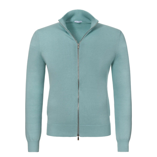 Blue zip up sweater sales