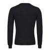 Malo Knitted Cashmere and Silk Sweater in Dark Blue - SARTALE