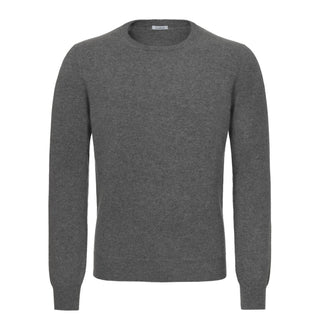 Malo Knitted Cashmere Sweater in Grey - SARTALE