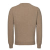 Malo Knitted Cashmere Sweater in Light Brown - SARTALE