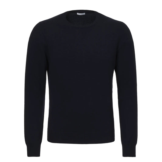 Malo Knitted Cashmere Sweater in Navy Blue - SARTALE