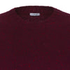 Malo Knitted Cashmere Sweater in Red Melange - SARTALE