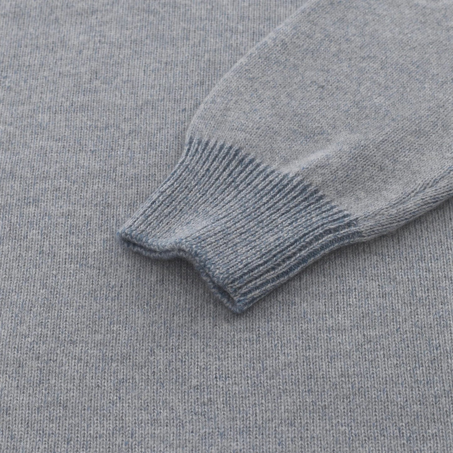 Malo Knitted Turtleneck Sweater in Light Blue - SARTALE