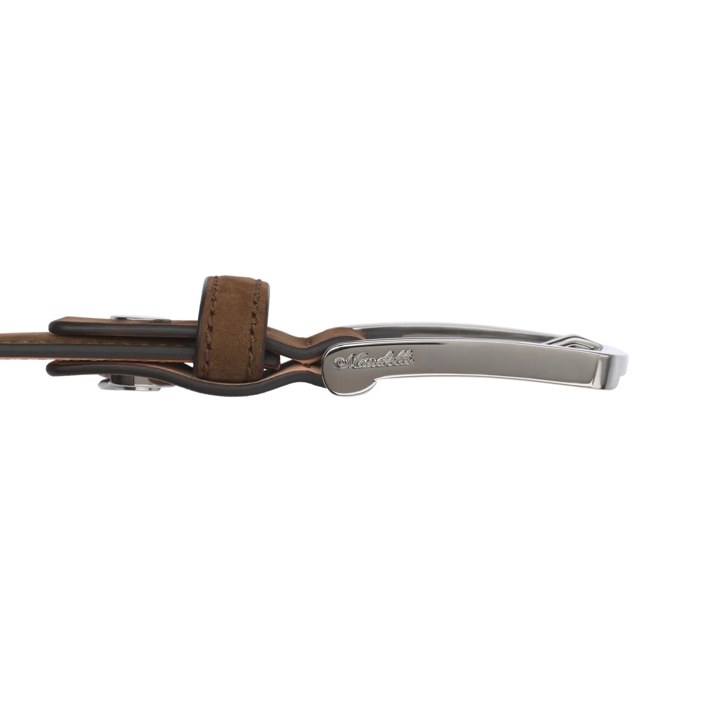 Mandelli Calf Leather Belt in Brown - SARTALE
