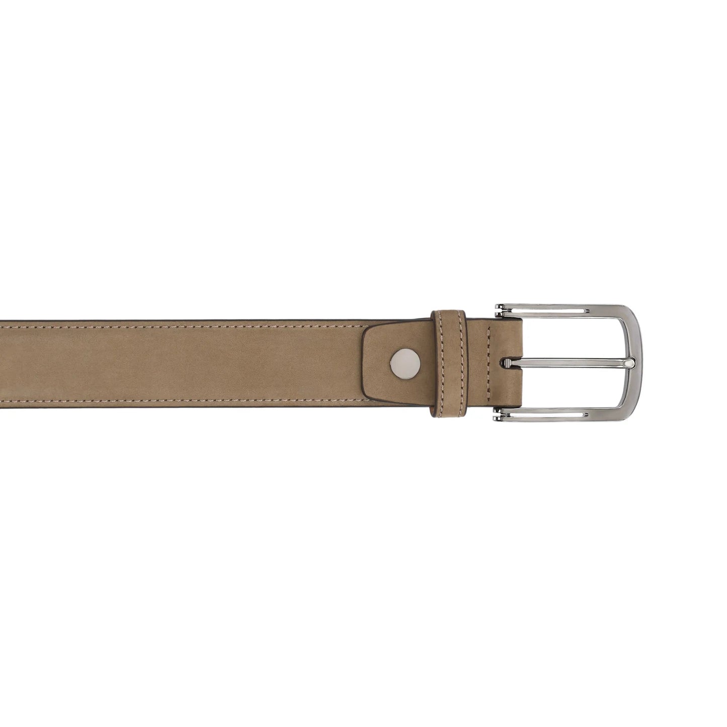 Mandelli Calf Leather Belt in Grey - SARTALE