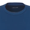 Mandelli Crew-Neck Jersey-Cotton T-Shirt in Aegean Blue - SARTALE