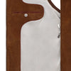 Mandelli Hooded Leather Vest in Gingerbread - SARTALE