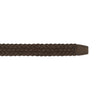 Mandelli Leather Braided Belt in Marrone Brown - SARTALE
