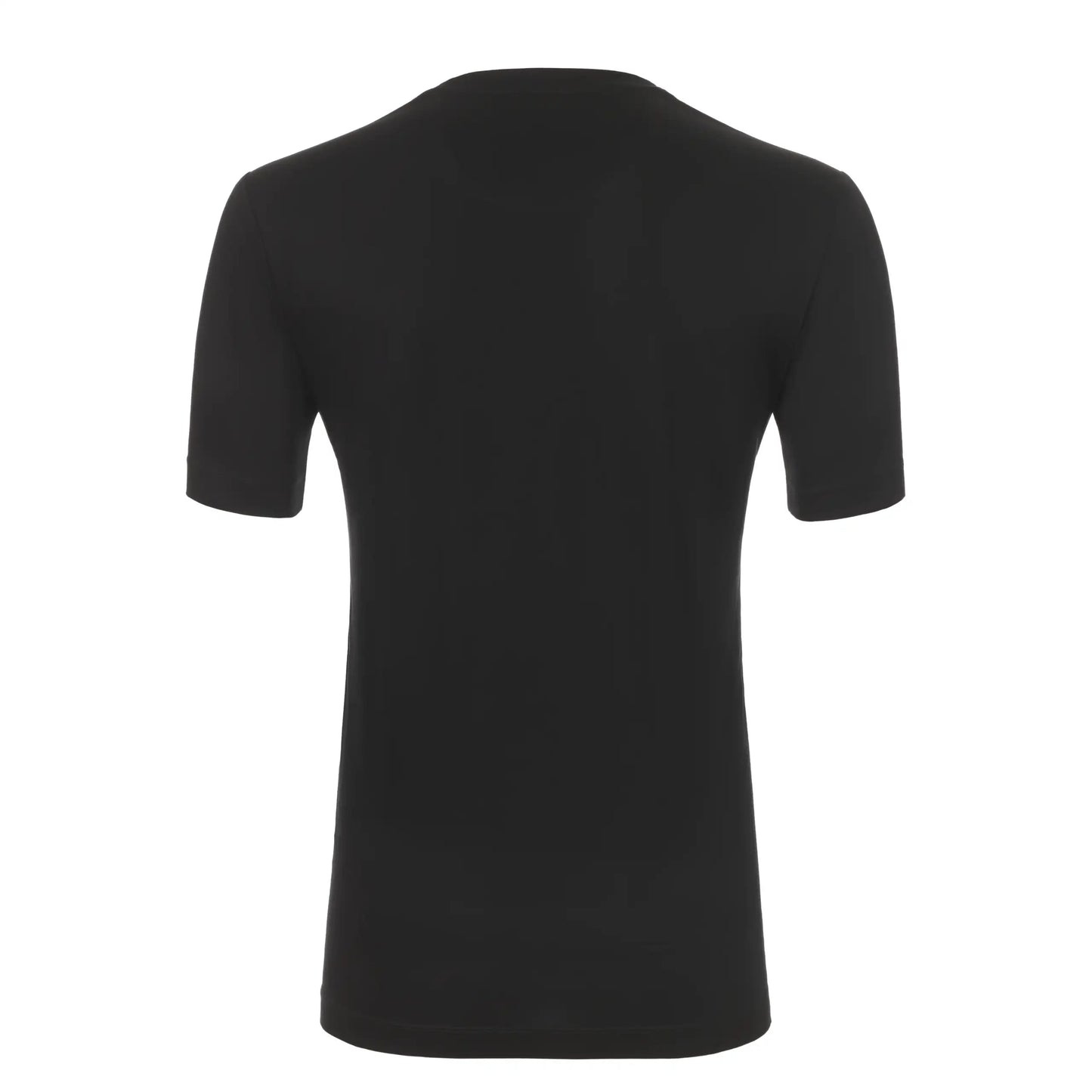 Marco Pescarolo Crew-Neck Cotton T-Shirt in Black - SARTALE