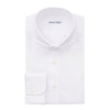 Emanuele Maffeis Cotton and Linen-Blend White Shirt - SARTALE