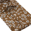 Maria Santangelo Floral Printed Cotton Shirt in Light Brown - SARTALE