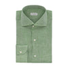 Maria Santangelo Linen Shirt in Light Green - SARTALE