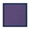 Maria Santangelo Printed Silk Pocket Square in Blue - SARTALE