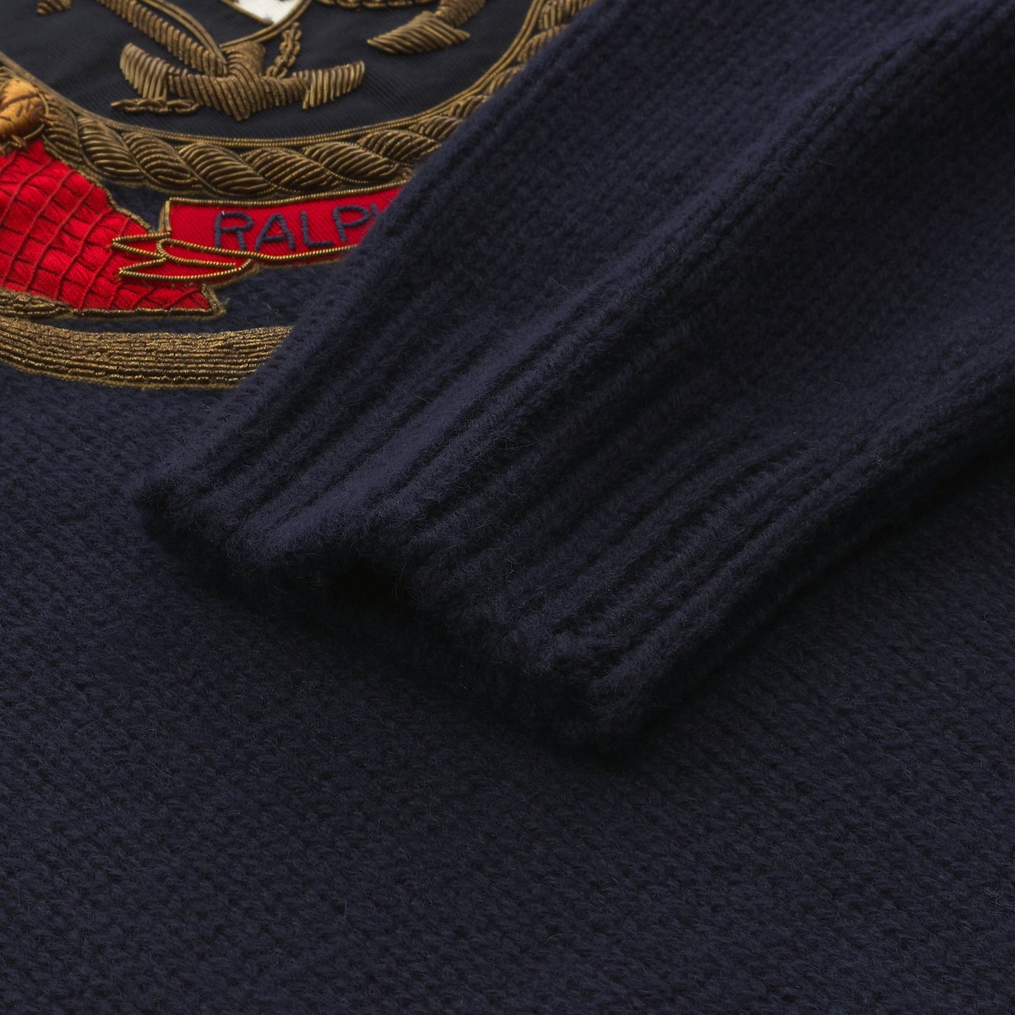 Ralph Lauren Cashmere Roll-Neck Pullover in Navy Blue - SARTALE