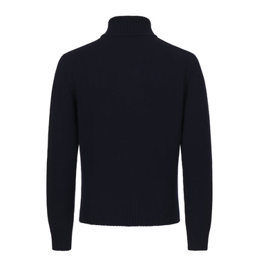 Ralph Lauren Cashmere Roll-Neck Pullover in Navy Blue - SARTALE