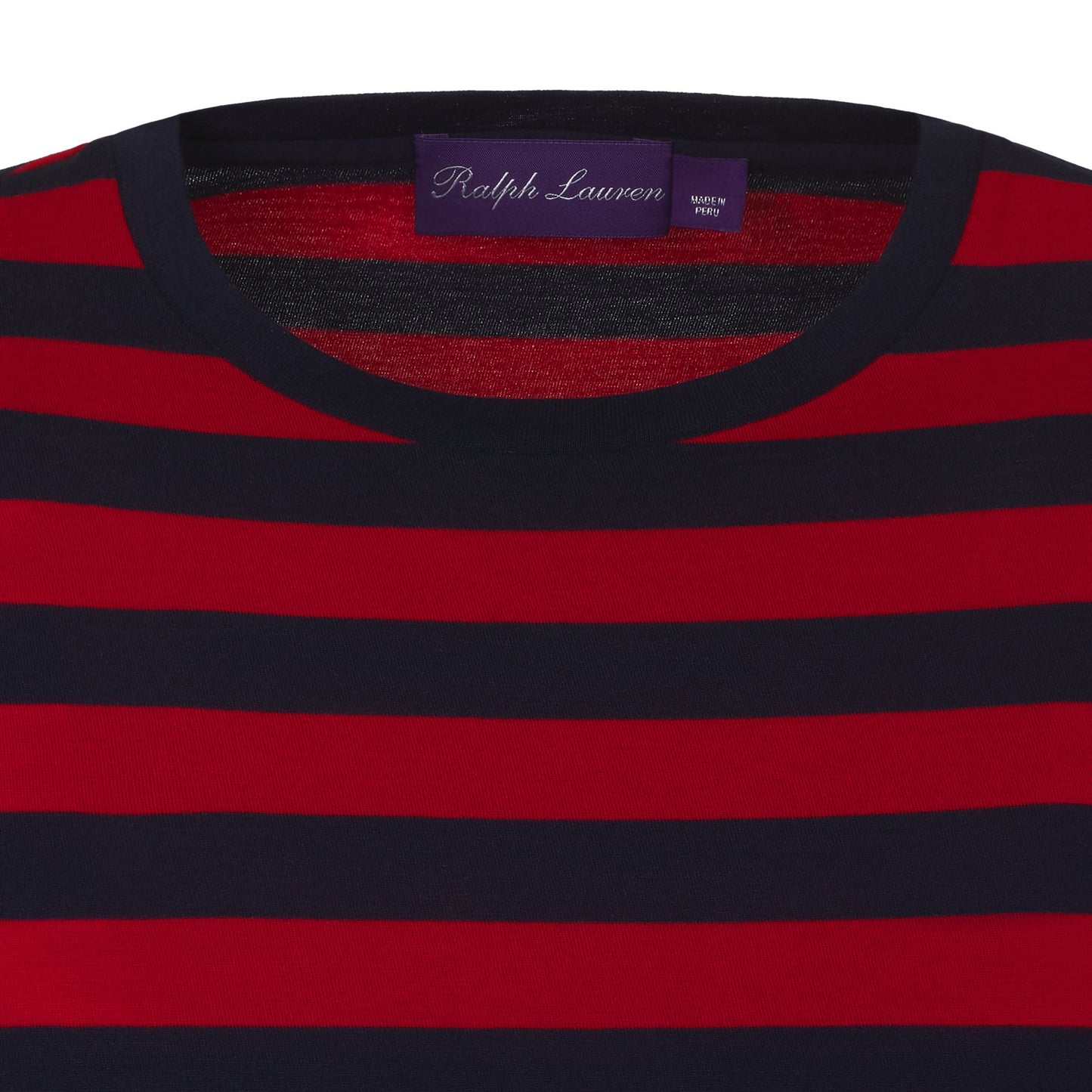 Ralph Lauren Crew-Neck Pima Cotton T-Shirt in Red - SARTALE