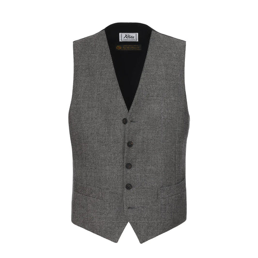 Rota Classic Wool and Cashmere Waistcoat in Grey - SARTALE