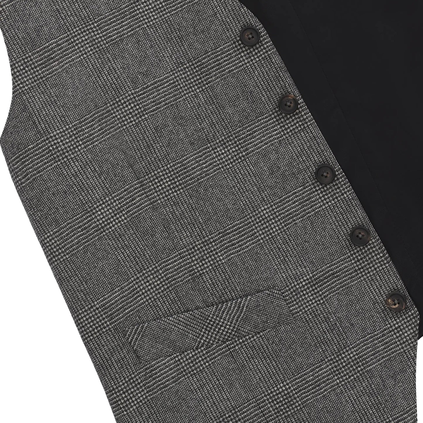 Rota Classic Wool and Cashmere Waistcoat in Grey - SARTALE