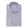 Emanuele Maffeis Striped Cotton Shirt in Light Blue - SARTALE