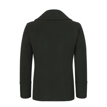 Sealup Amalfi Cashmere-Blend Peacoat in Military Green - SARTALE