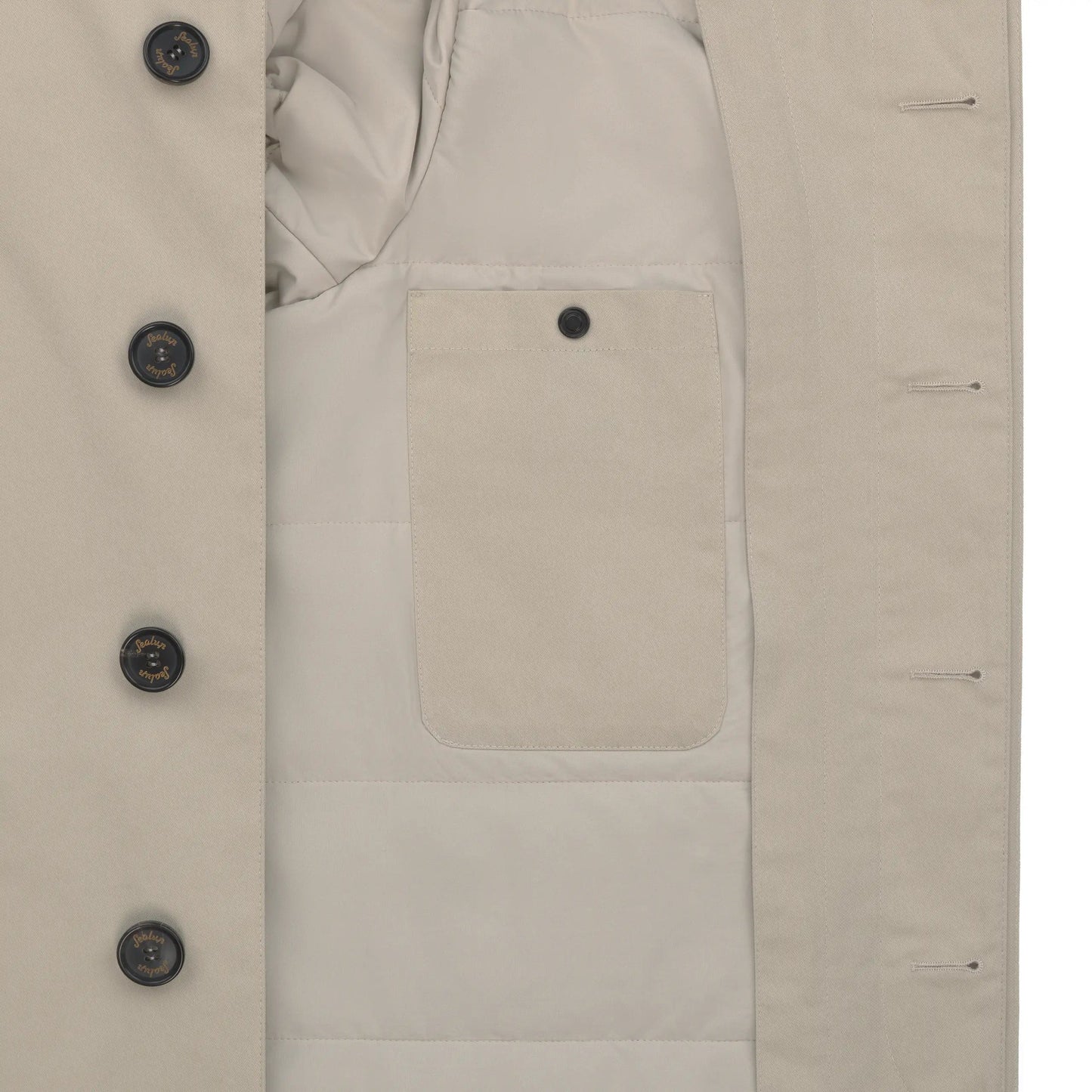 Sealup Classic Insulated Raincoat in Beige - SARTALE