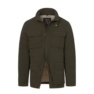 Sealup Hurricane Field Brushed Cotton Jacket in Military Green - SARTALE