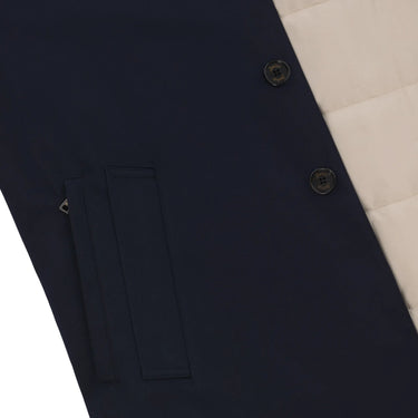 Sealup Parka Jacket in Navy Blue - SARTALE