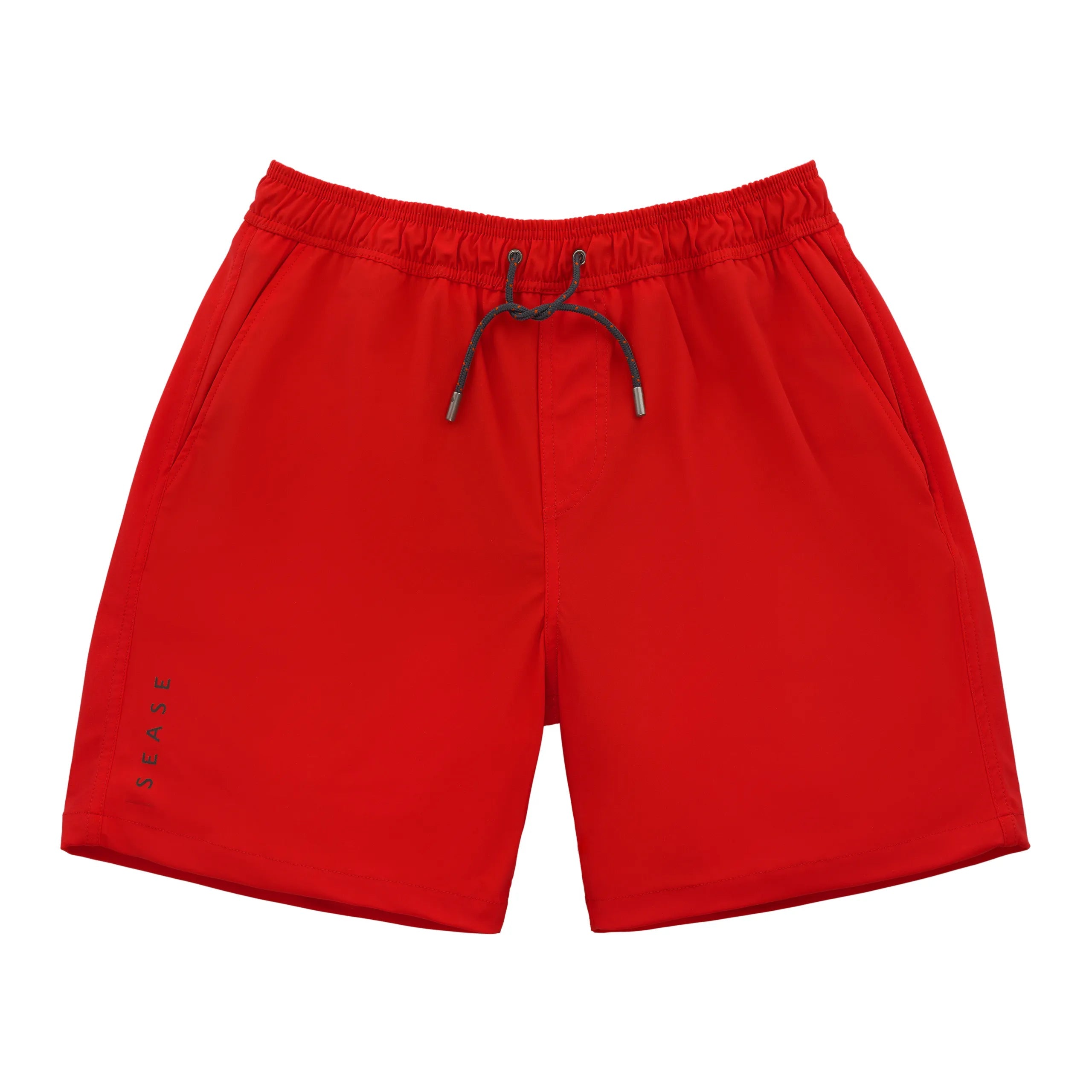 COD 2 4 Way Stretch Nylon Drawstring Swim Shorts in Scarlet