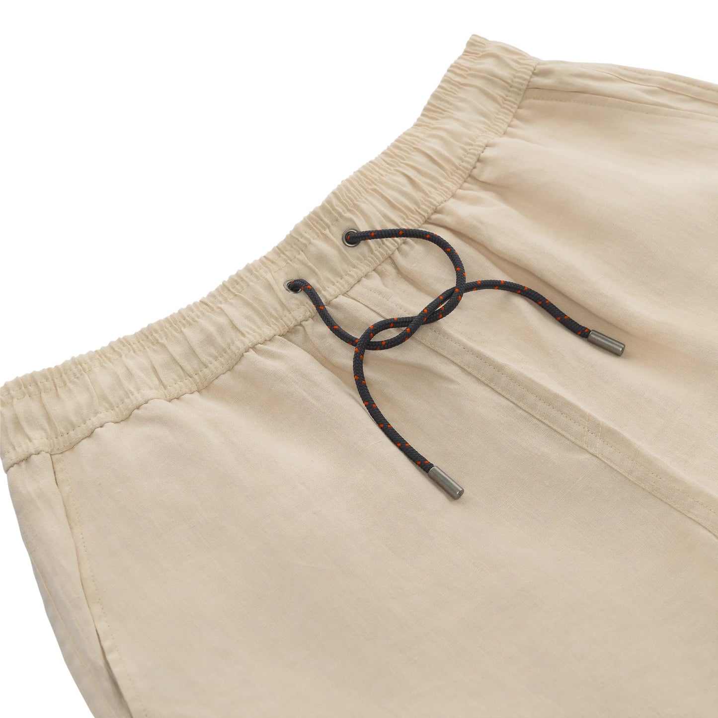 Sease COD-2 Hemp Drawstring Shorts in Beige - SARTALE