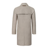 Sease Four-Layer Linen Trench Coat in Light Beige - SARTALE
