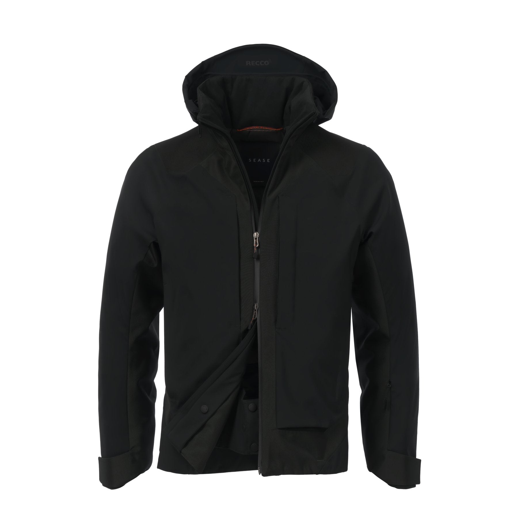 Sease Insulated Stretch Wool and Nylon Hooded Ski Jacket in Bottle ...