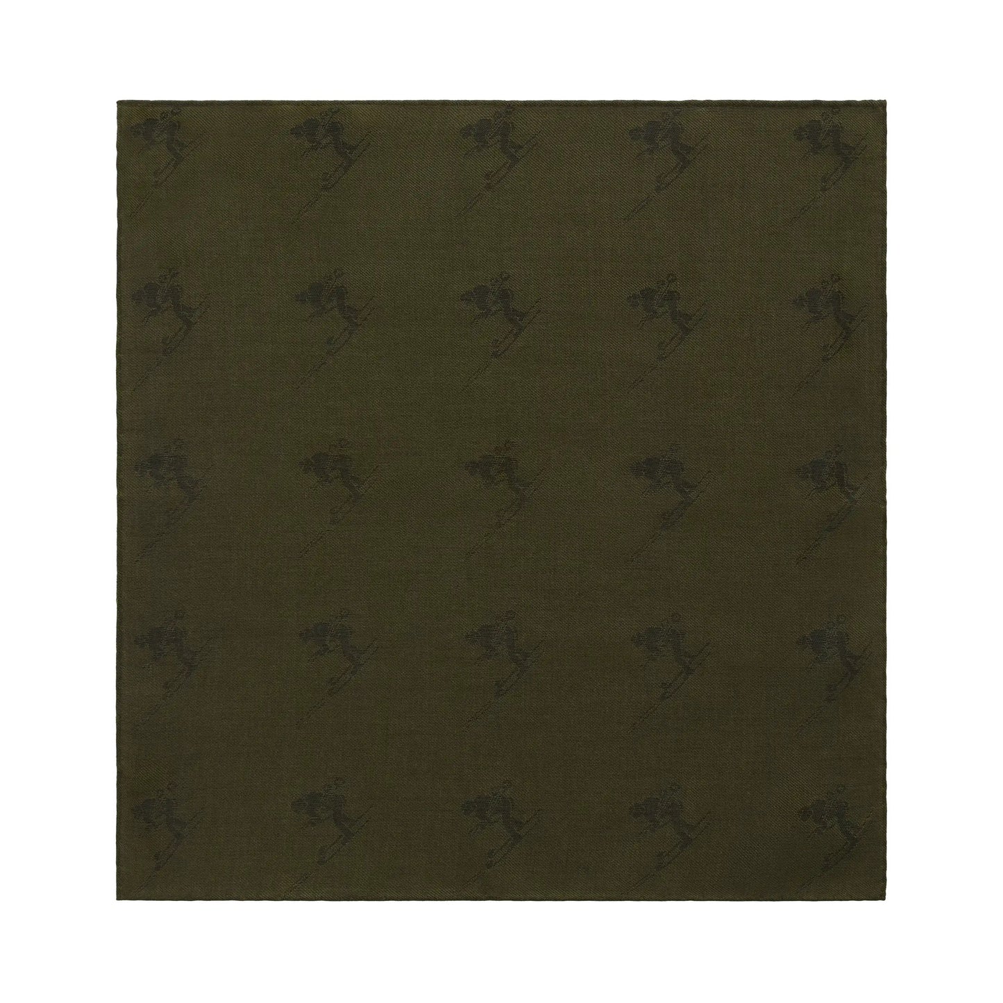 Simonnot Godard Printed Cashmere-Blend Pocket Square in Green - SARTALE