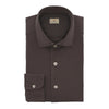Sonrisa Cotton-Jersey Shirt in Dark Brown - SARTALE