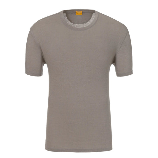 Svevo Crew-Neck Linen-Blend T-Shirt - SARTALE