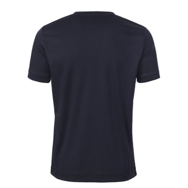 Zimmerli Crew-Neck Cotton T-Shirt in Navy Blue - SARTALE