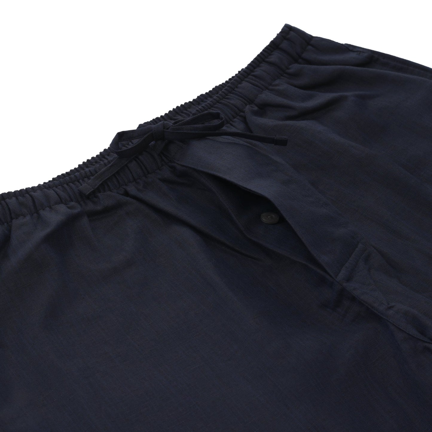 Zimmerli Linen and Cotton-Blend Trousers in Midnight Blue - SARTALE
